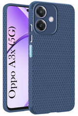 For Oppo A3X 5G | Oppo A3 5G Back Cover Case (Liquid Silicone | Side Grip | Camera Protection)