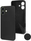 For Apple iPhone 17 Back Cover Case (Matte Finish Silicone with Inside Fiber Cloth)