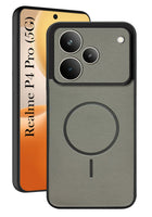For Realme P4 Pro Back Cover Case PU Leather (Texture Grip Design | Professional Minimalist | Camera Protection | Soft and Flexible)