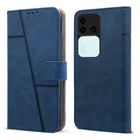 For Vivo V30 Pro 5G Flip Cover Case (Stitched Leather with Magnetic Closure)