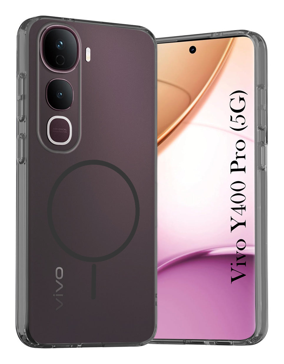 For Vivo Y400 Pro Back Cover Case Silicone (Slim Paper Thin | Camera Protection Bump | Minimalist Professional | Soft Flexible)