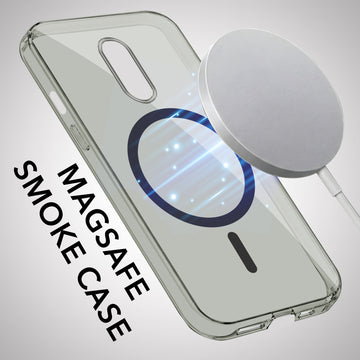 For OnePlus 7 Back Cover Case Lifetime Anti-Yellow MagSafe Compatible Clear (Sleek Hard Crystal | Shockproof and Camera Protection)