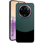 For Realme 14 Pro Back Cover Case (Elegant PU Leather Finish | Premium Minimalist Professional | Camera Protection Bump)