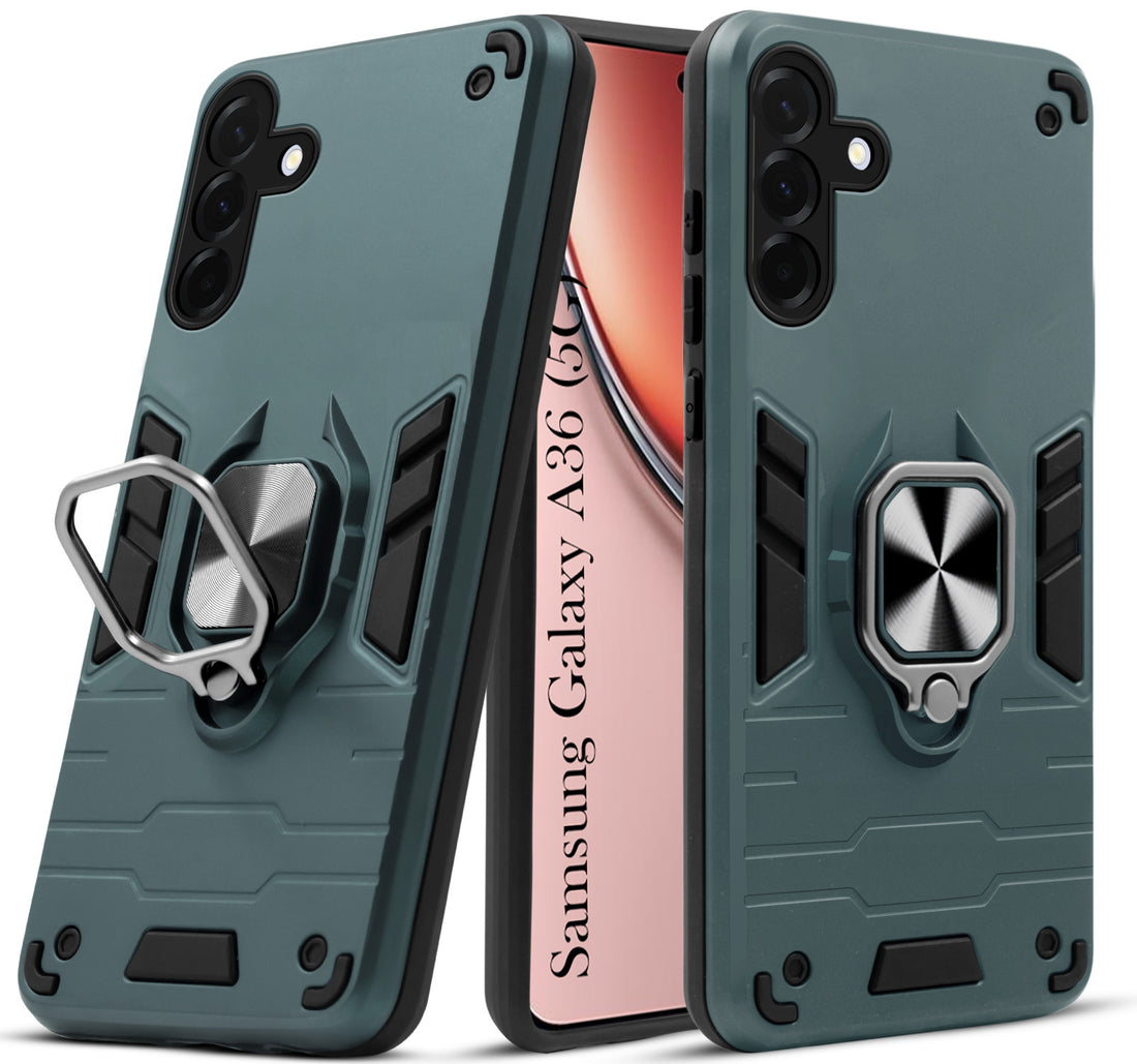 For Samsung Galaxy A36 5G Back Cover Case (Shockproof Polycarbonate Dual Layer Hybrid Armor)