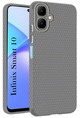 For Infinix Smart 10 Back Cover Case (Liquid Silicone | Side Grip | Camera Protection)