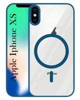 For Apple iPhone Xs Back Cover Case (MagSafe Compatible Wireless Charging | Hybrid Camera Bump Protection | Shockproof Polycarbonate Material)