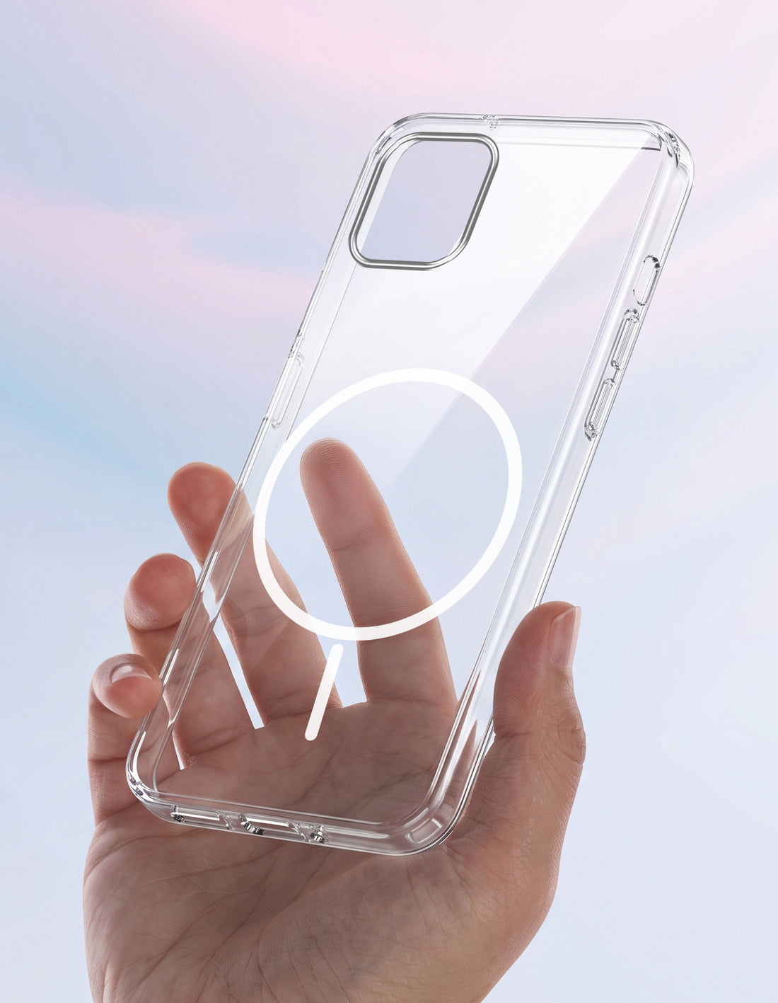 For Apple iPhone 11 Back Case Cover Crystal Anti Yellow (Unbreakable PC | MagSafe Wireless Charging Support |Camera Protection Bump)