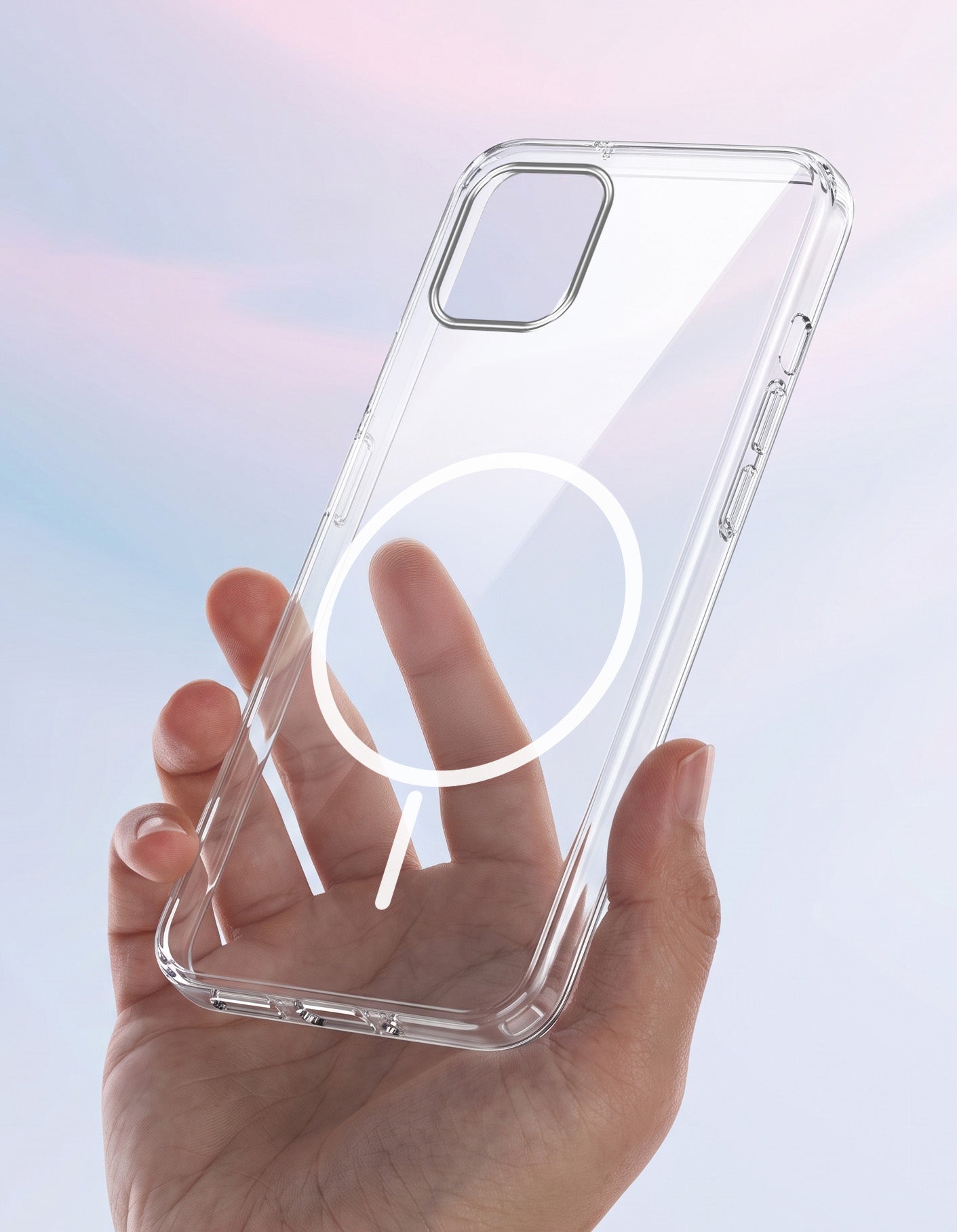 For Apple iPhone 11 Back Case Cover Crystal Anti Yellow (Unbreakable PC | MagSafe Wireless Charging Support |Camera Protection Bump)