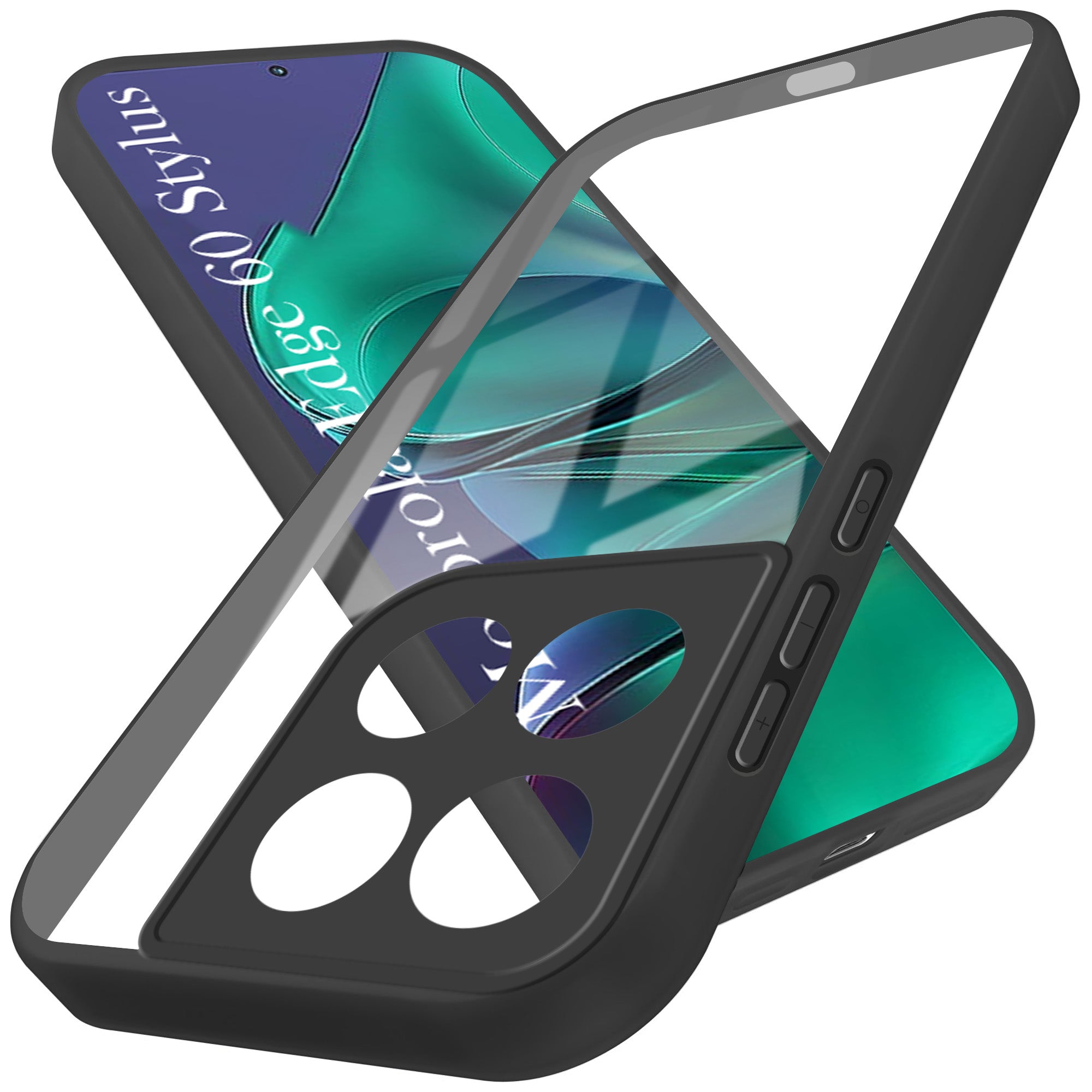 For Motorola Moto Edge 60 Stylus Back Cover Case (Lifetime Anti Yellow | Anti Scratch | Crystal Clear Shockproof)