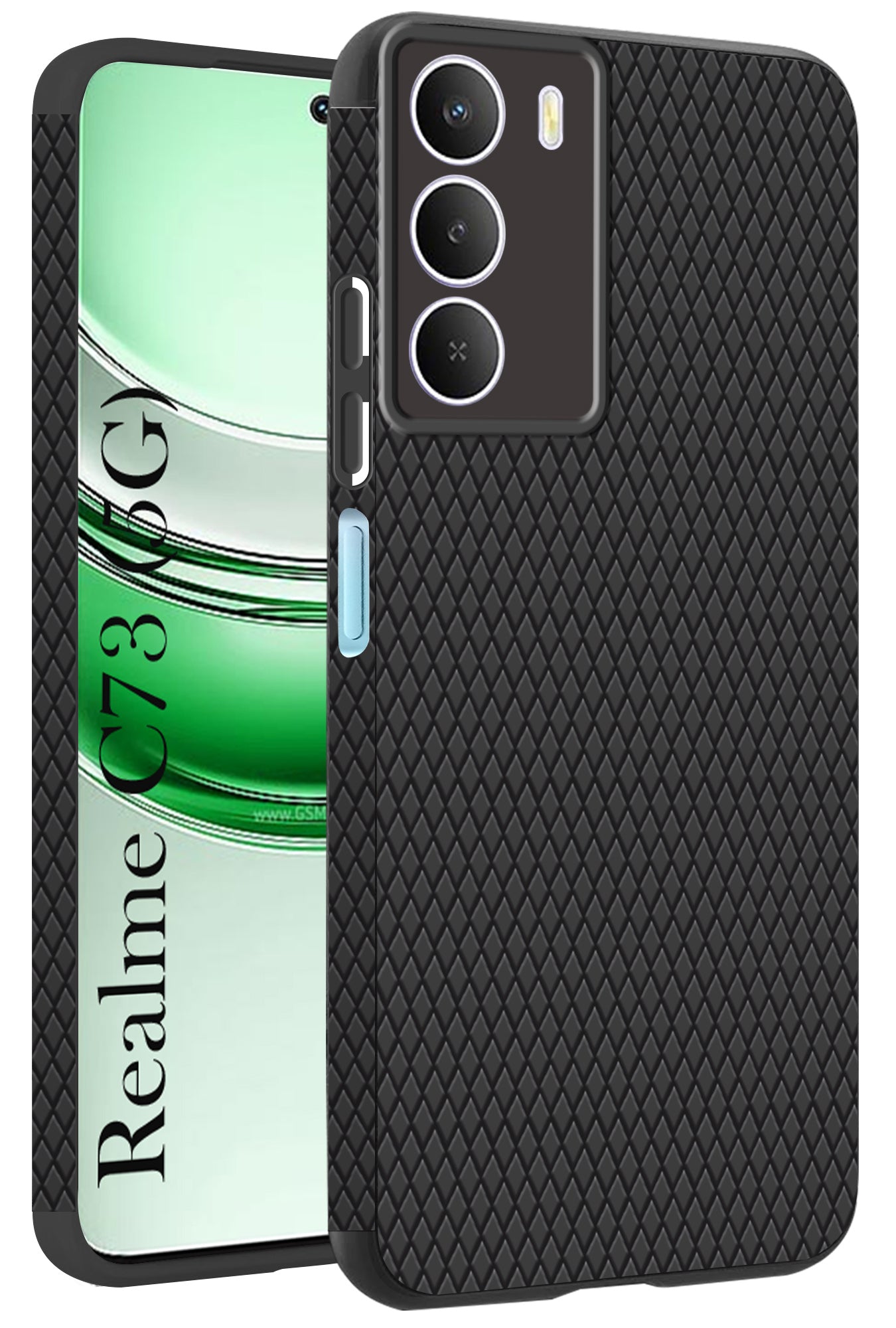 For Realme C73  Back Cover Case(Liquid Silicone | Side Grip | Camera Protection)