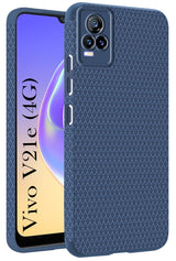For Vivo V21e 4G Back Cover Case (Liquid Silicone | Side Grip | Camera Protection)