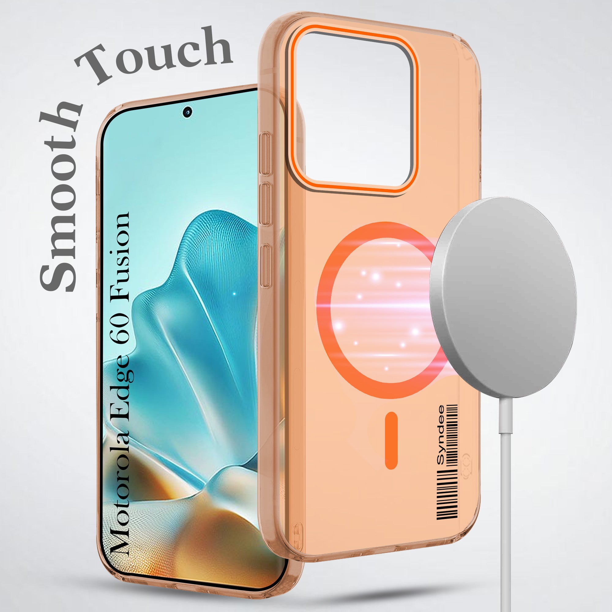 For Motorola Moto Edge 60 Fusion Back Cover Case (Soft Touch | Camera Bump Protection | MagSafe Compatible | Matte Finish)