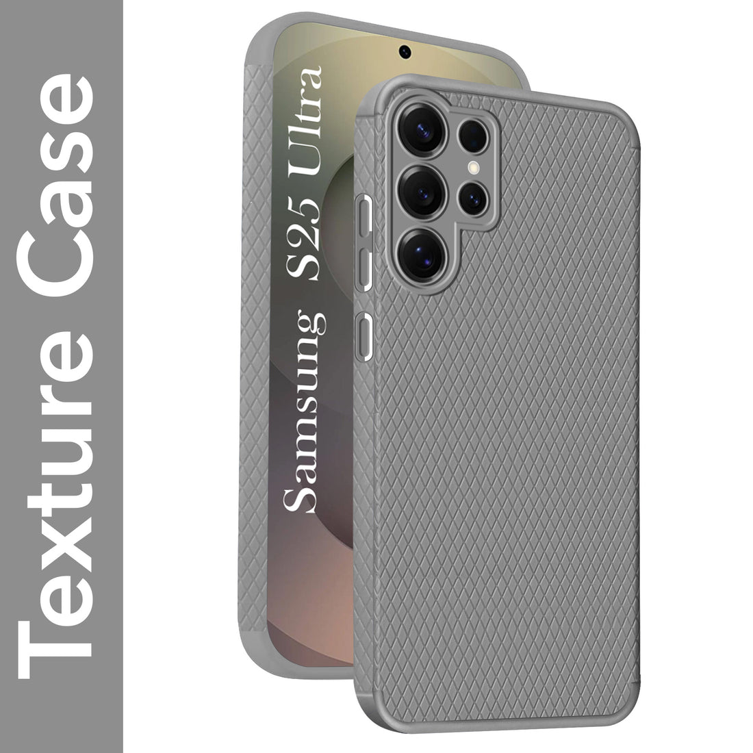 For Samsung Galaxy S25 Ultra Back Cover Case (Liquid Silicone | Side Grip | Camera Protection)
