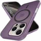 For Apple iPhone 16 Pro Back Cover Case (Frosted Matte Feel | MagSafe Compatible Wireless Charging | Polycarbonate Material)