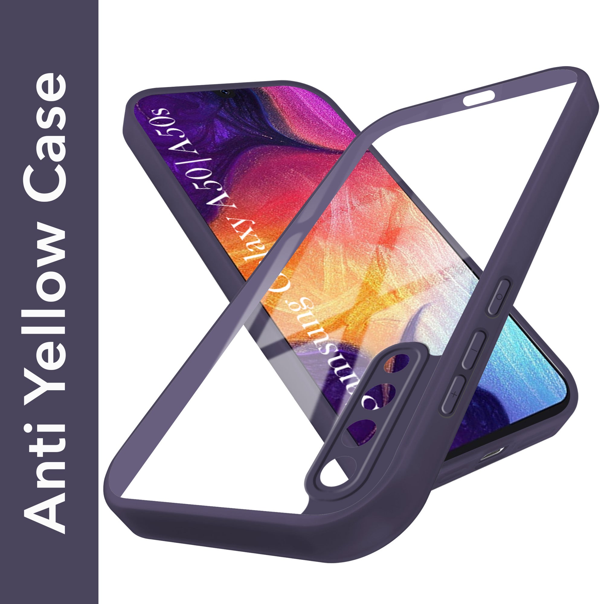 For Samsung Galaxy A50 | Galaxy A50s Back Cover Case Ultra-Hybrid (Lifetime Anti Yellow | Anti Scratch | Crystal Clear Shockproof)