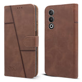 For Oneplus Nord CE 4 Flip Cover Case (Stitched Leather with Magnetic Closure)