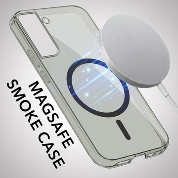 For Samsung Galaxy S21 FE Back Cover Case Lifetime Anti-Yellow MagSafe Compatible Clear 5G (Sleek Hard Crystal | Shockproof and Camera Protection)