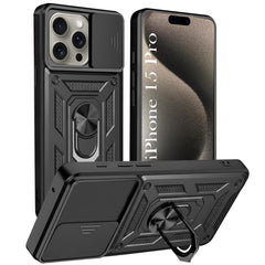 For iPhone 15 Pro Back Cover Case (Hybrid Armor Polycarbonate)