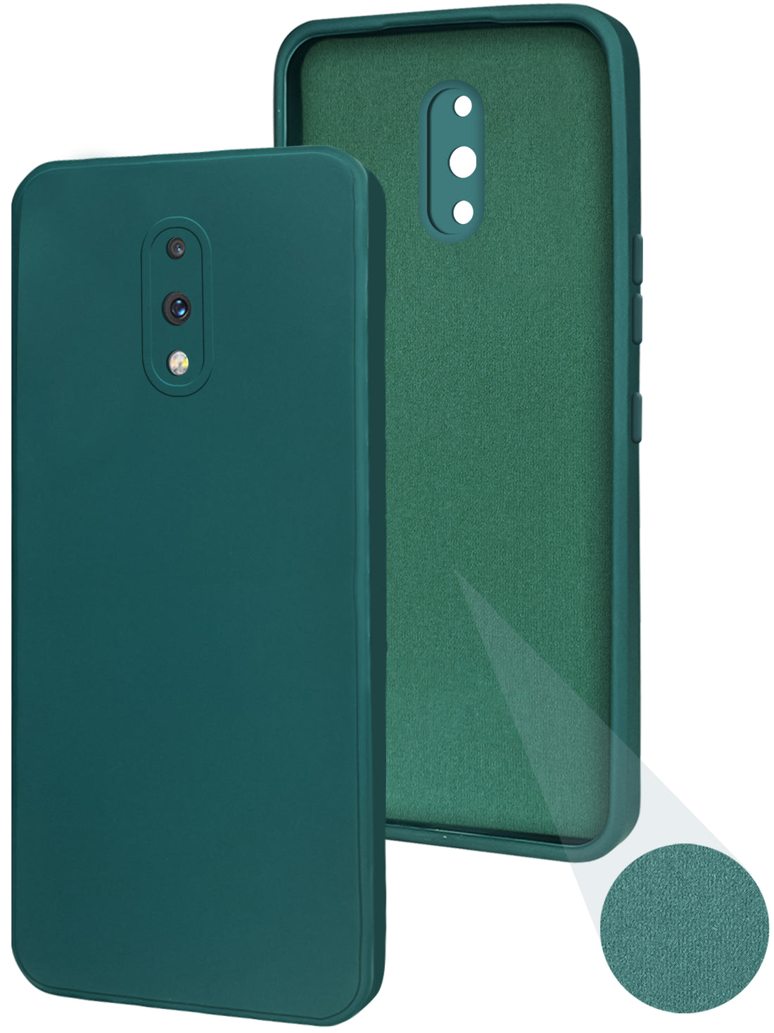 For OnePlus 7 Back Cover ( Silicone Clear Shockproof Case with Camera Protection | Soft and Flexible | Transparent)