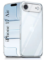 For Apple iPhone 17 Air Back Cover Case (Clear Shockproof Case with Camera Protection | Soft and Flexible | Transparent)