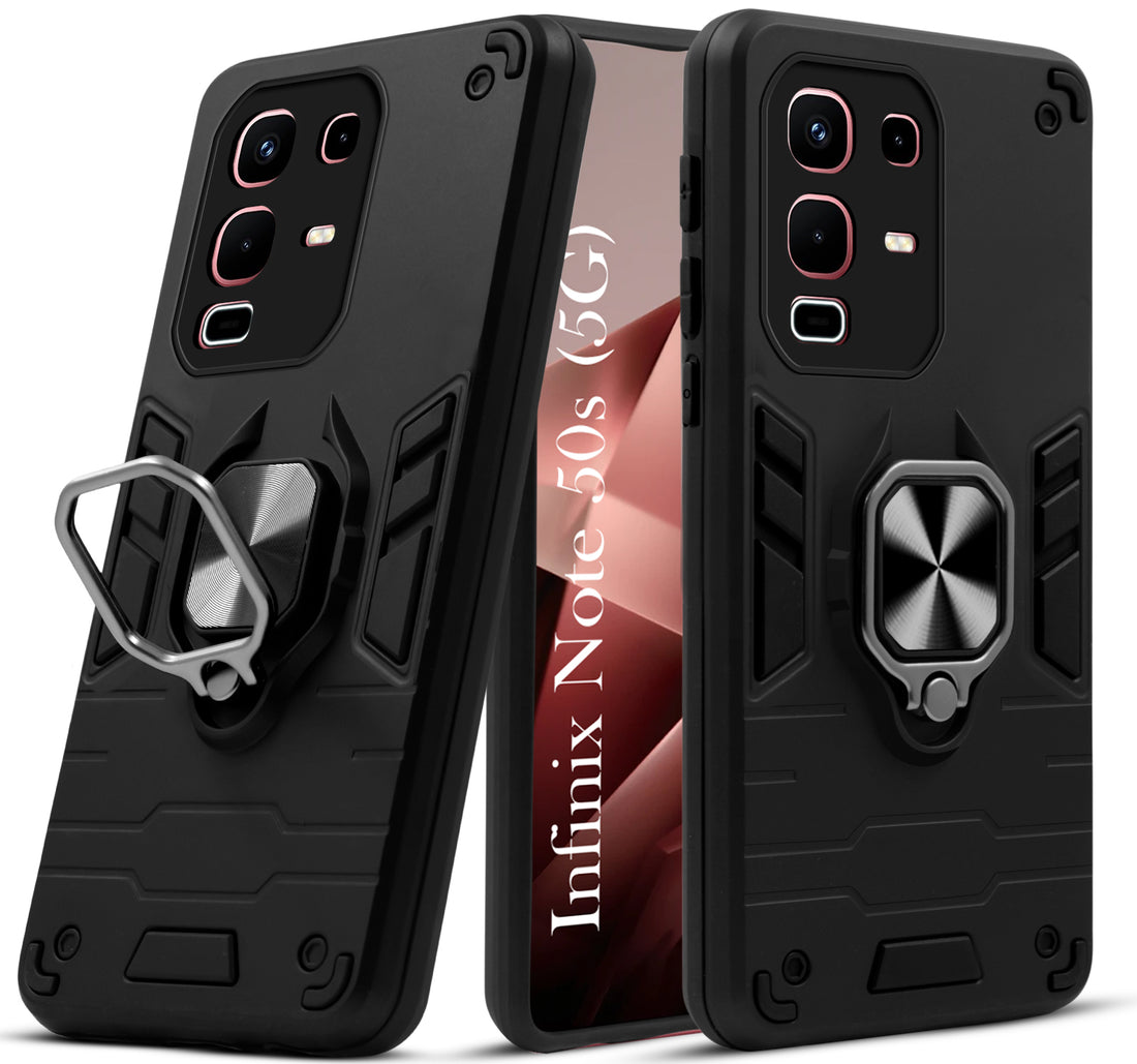For Infinix Note 50s  Back Cover Case (Shockproof Polycarbonate Dual Layer Hybrid Armor)