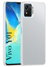 For Vivo Y01 Hard Back Cover Case (Velvet Touch | Professional Glossy Finish | Camera Protection Bump)