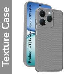 For Realme 15T | Realme Narzo 90 Back Cover Case(Camera Protection | Side Grip Texture | Soft and Flexible)