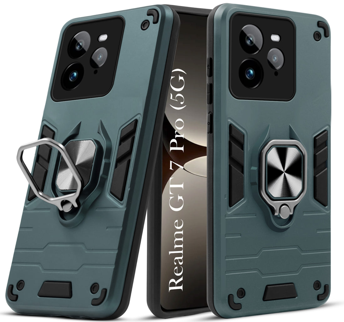 For Realme GT 7 Pro Back Cover Case (Shockproof Polycarbonate Dual Layer Hybrid Armor)