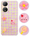 For Vivo Y100 Back Cover Case (3D Cute Cartoons | Hard Back Side Soft | Matte Premium Finish | HD Printing)