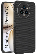 For Realme 14 Pro Plus 5G Back Cover Case (Liquid Silicone | Side Grip | Camera Protection)