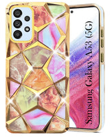 For Samsung Galaxy A53 5G Back Cover Case ( Dual Design Glitter Sparkle and Detachable Diamond Print Case | Soft and Flexible)