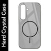 For Samsung Galaxy S25 Plus Back Cover Case Crystal Anti Yellow(MagSafe Wireless Charging Support |Camera Protection Bump)