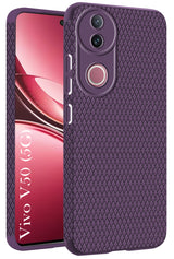 For Vivo V50 | Vivo V50e Back Cover Case (Liquid Silicone | Side Grip | Camera Protection)