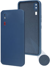 For Samsung Galaxy A2 Core Back Cover Case ( Matte Finish Silicone with Inside Fiber cloth)