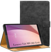For Lenovo Tab M8 4 GEN 2024 8 Inch Flip Cover Folio Cover (PU Matte Leather | Multi-Angle Smart Stand | Card Storage Slots | Silicone Back Pouch)