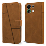 For Oppo K13 Turbo | Oppo K13 Turbo Pro Flip Cover Case (Stitched Leather with Magnetic Closure)