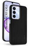 For Realme C83 5G Back Cover Case Rubberised (Textured Grip Design | Micro-Fiber Cloth Inside | Slim and Light Weight | SoFt Touch and Feel)