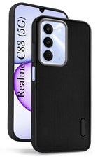 For Realme C83 5G Back Cover Case Rubberised (Textured Grip Design | Micro-Fiber Cloth Inside | Slim and Light Weight | SoFt Touch and Feel)