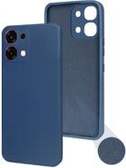 For Oppo F31 5G Back Cover Case (Matte Finish Silicone with Inside Fiber cloth)