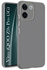 For Vivo iQOO Z9s Pro Back Cover Case (Liquid Silicone | Side Grip | Camera Protection)