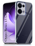 For Oppo Reno13 5G | Oppo Reno 13 5G Back Cover ( Silicone Clear Shockproof Case with Camera Protection | Soft and Flexible | Transparent)
