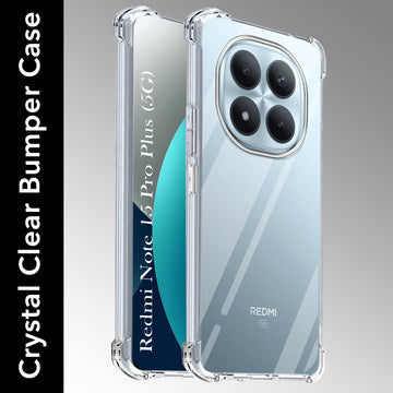 For Xiaomi Redmi Note 15 Pro Plus 5G Back Cover Shockproof Crystal-Clear (Drop & Camera Protection | Hard Polycarbonate)