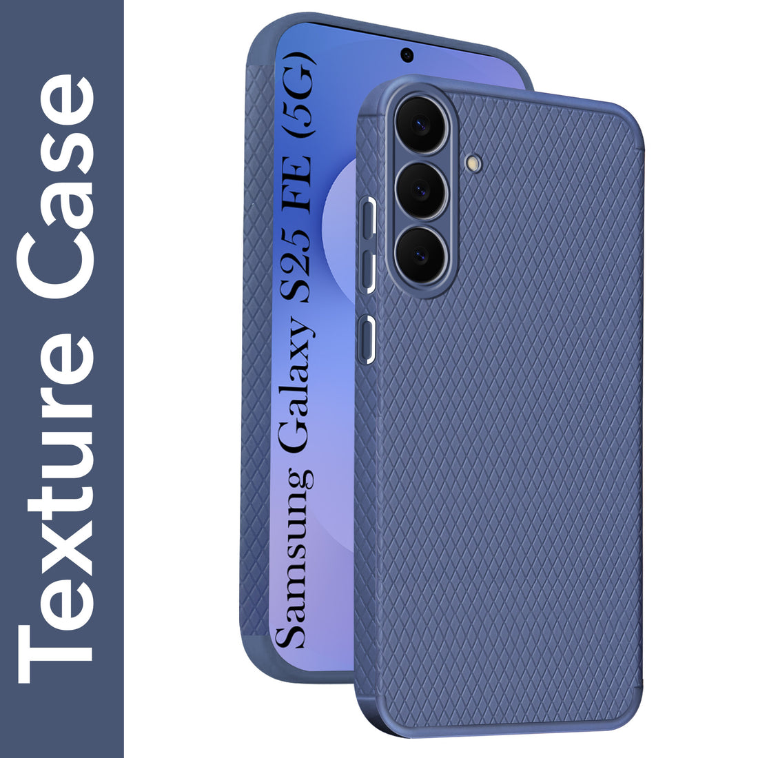 For Samsung Galaxy S25 FE Back Cover Case Liquid Silicone (Camera Protection | Side Grip Texture | Soft and Flexible)