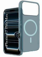 For Apple iPhone 17 Pro Max Back Cover Case (Frosted Matte Feel | MagSafe Compatible Wireless Charging)