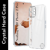 For Nothing CMF Phone 2 Pro Back Cover Case (Hybrid Crystal panel with Side Soft PU | Camera Protection | HD Clear Shockproof)