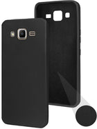 For Samsung Galaxy J2 Prime Back Cover ( Silicone Clear Shockproof Case with Camera Protection | Soft and Flexible | Transparent)