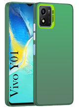 For Vivo Y01 Hard Back Cover Case (Velvet Touch | Professional Glossy Finish | Camera Protection Bump)