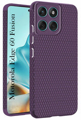 For Motorola Moto Edge 60 Fusion Back Cover Case (Liquid Silicone | Side Grip | Camera Protection)