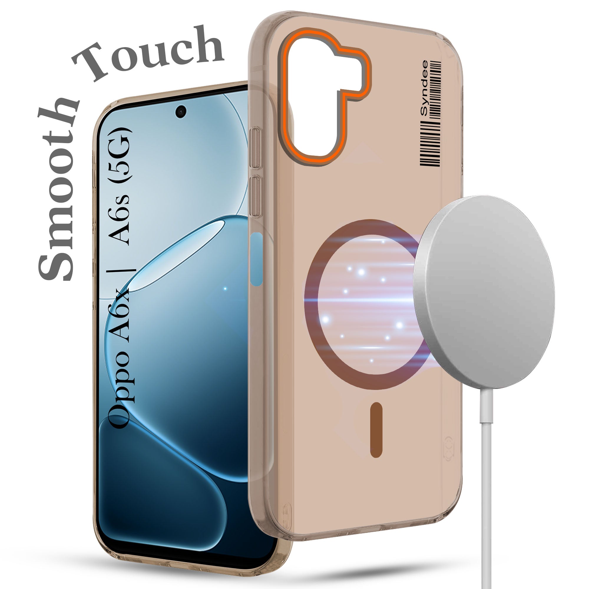 For Oppo A6X | Oppo A6S Back Cover Case (Soft Touch | Camera Bump Protection | MagSafe Compatible | Matte Finish)
