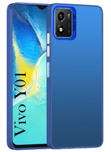 For Vivo Y01 Hard Back Cover Case (Velvet Touch | Professional Glossy Finish | Camera Protection Bump)
